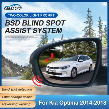 Auto Spätné Zrkadlo Blind Spot Monitoring Systému BSD BSA BSM Radar Parkovací Senzor Pomáhať pri Zmene jazdného Pruhu Pre Kia Optima 2014-2018